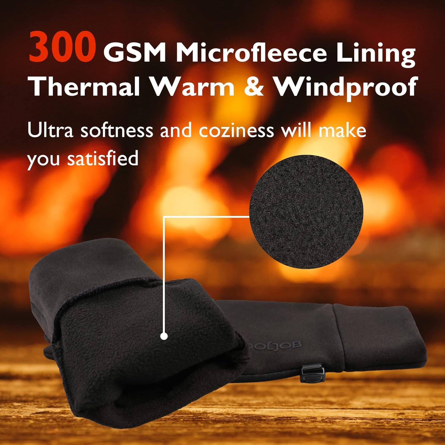 300 GSM Microfleece Lining Thermal Warm & Windproof

Ultra softness and coziness will make you satisfied