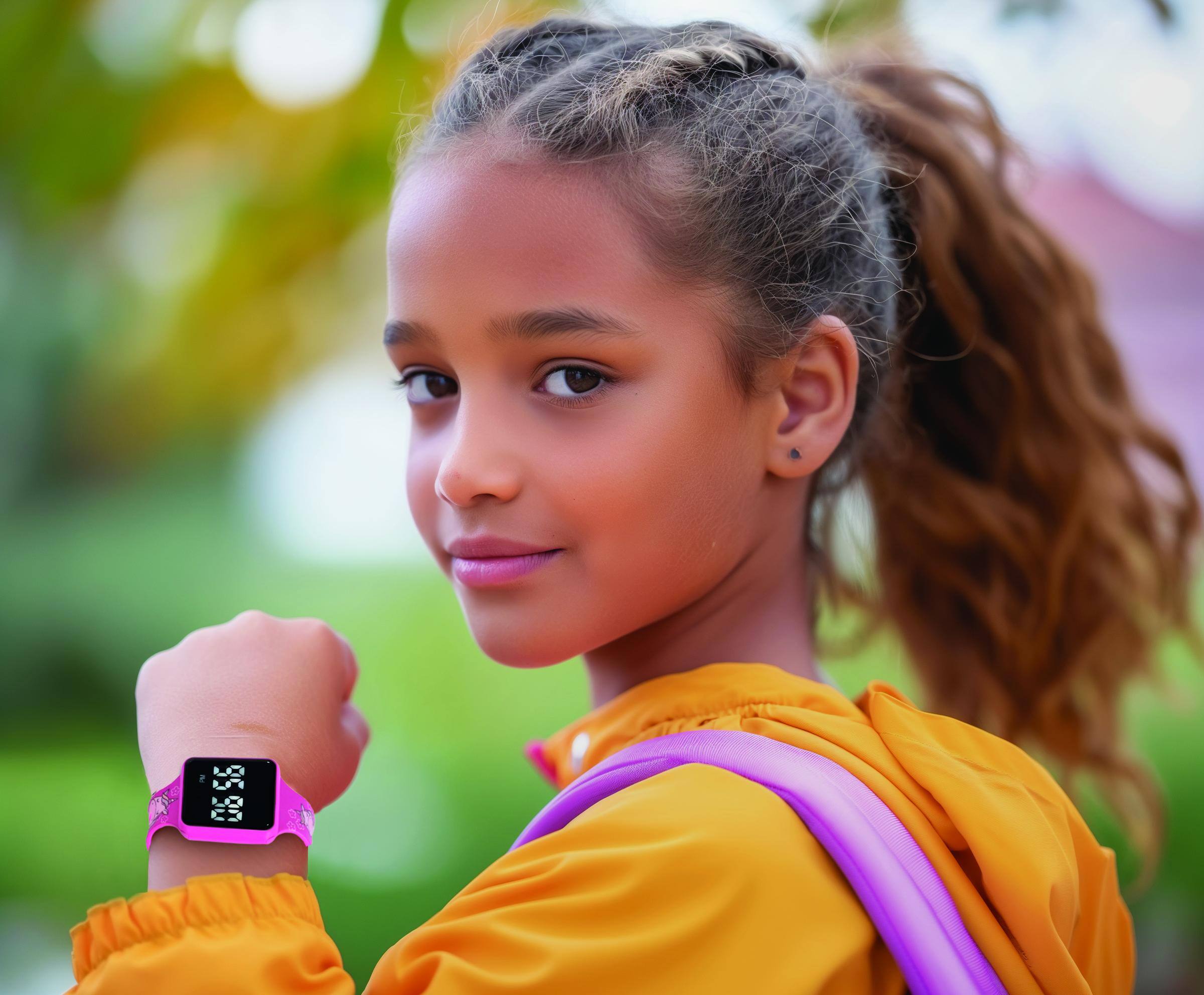 Alt View 4. Lexibook - Unicorn, Digital watch, 12-hour or 24-hour time display - PINK.