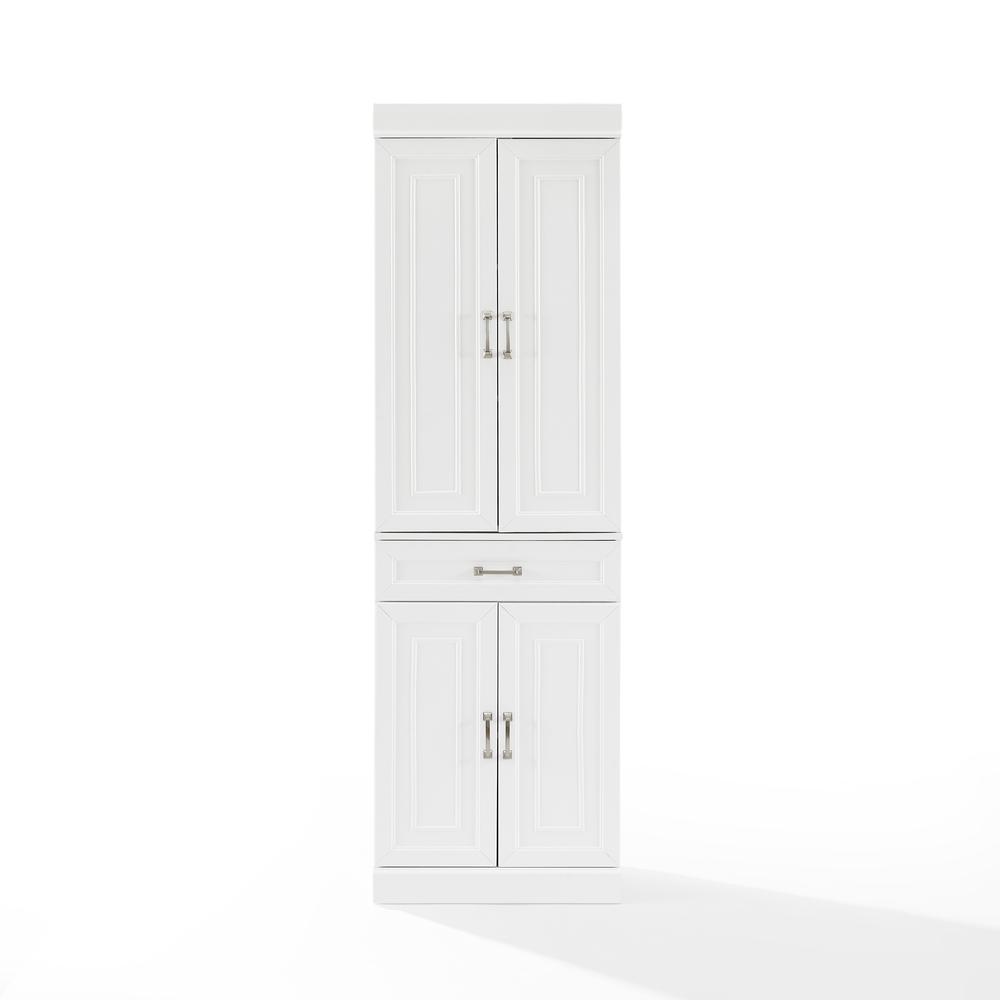 Alt View 3. Crosley Furniture - Stanton Kitchen Storage Pantry Cabinet - White.