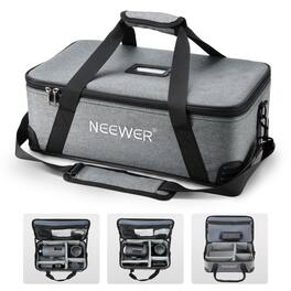 Neewer - Durable Oxford Cloth Travel Case for Studio Lights, Shoulder Strap & Handle, PB5