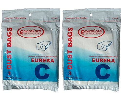 Genuine Filter Media 8176W EnviroCare Technologies Bags Conçu Pour Cenéado DUST EUREKA 8g 3 SAX Beises C