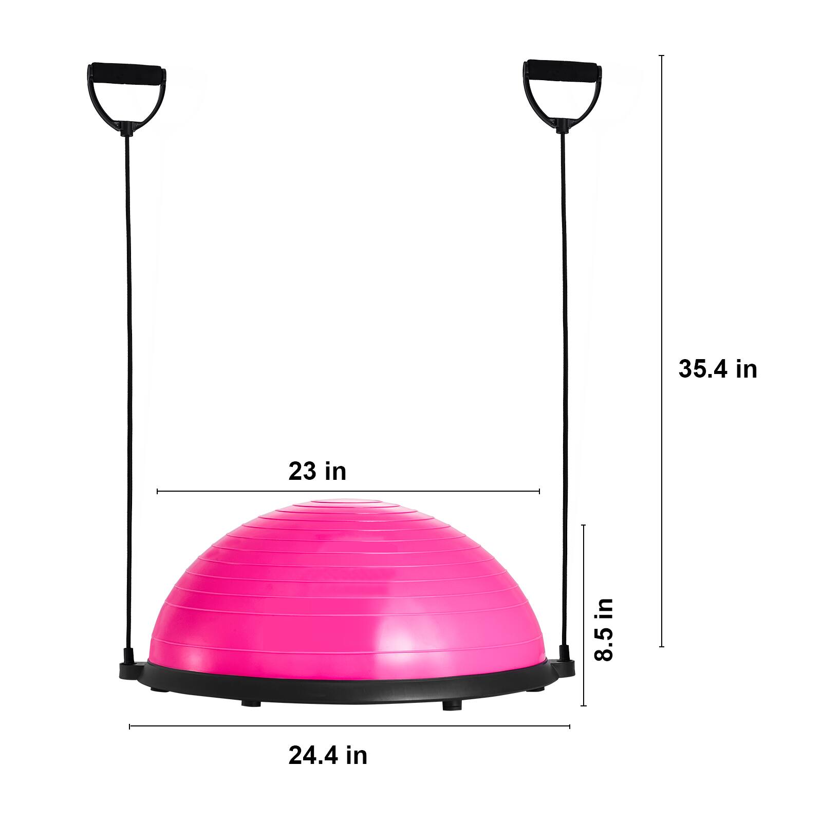 35.4 in, 23 in, 8.5 in, 24.4 in