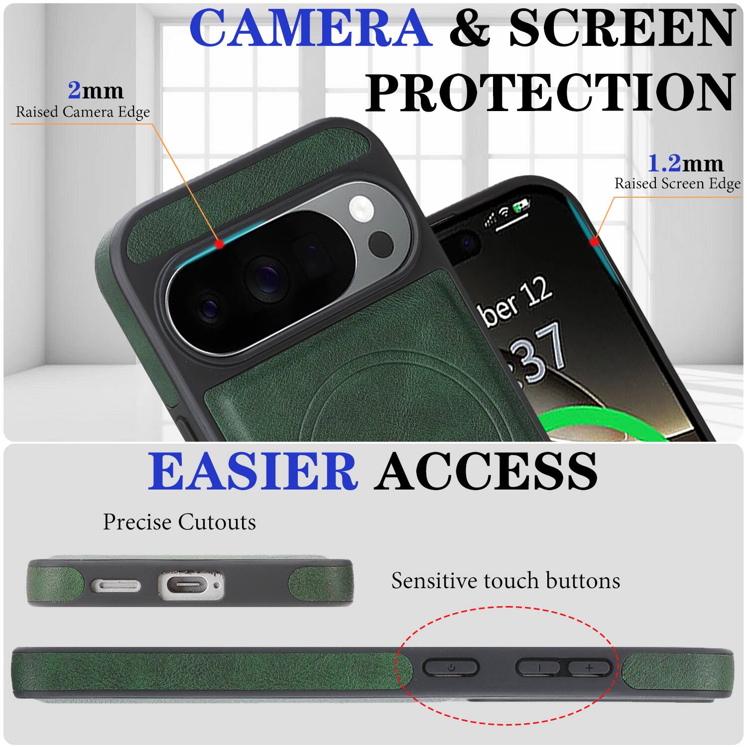 Dteck For Google Pixel 11 Pro XL Detachable Wallet Phone Case ...