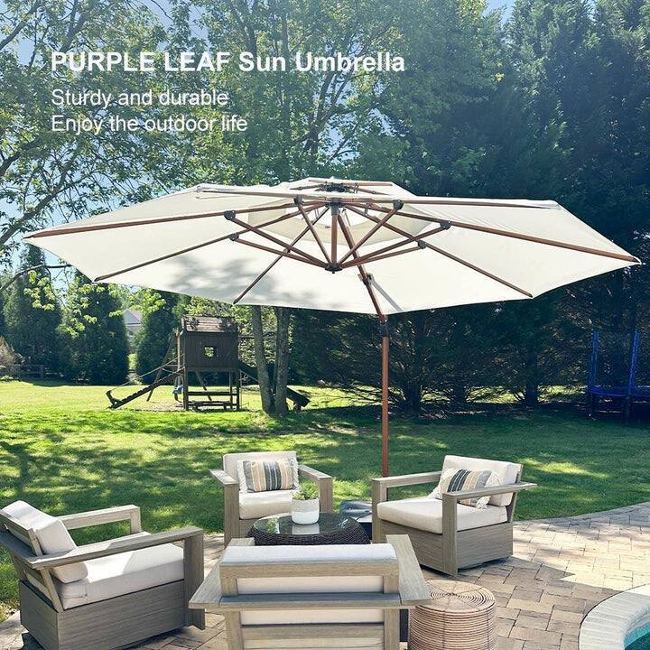 PURPLE LEAF Sun Umbrella  
Sturdy and durable  
Enjoy the outdoor life