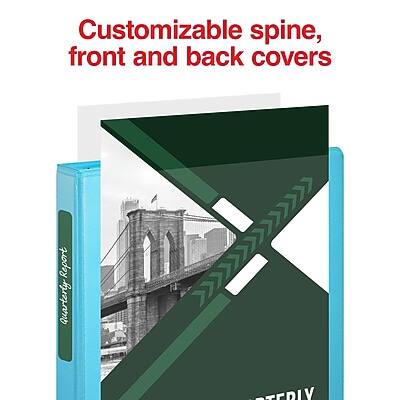 Customizable spine, front and back covers

Report Quarterly AETERIV