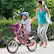Alt View 3. Costway - Costway 14" Kids Bike with Doll Seat Girls Bicycle with Training Wheels for 3-5 Years Old Girl - Pink,Purple.