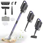 Front. Teendow - 6-in-1 Steam Mop for Floor Cleaning, Multi-Function Steam Vacuum Cleaner for Hardwood Floors and Carpet - Purple.