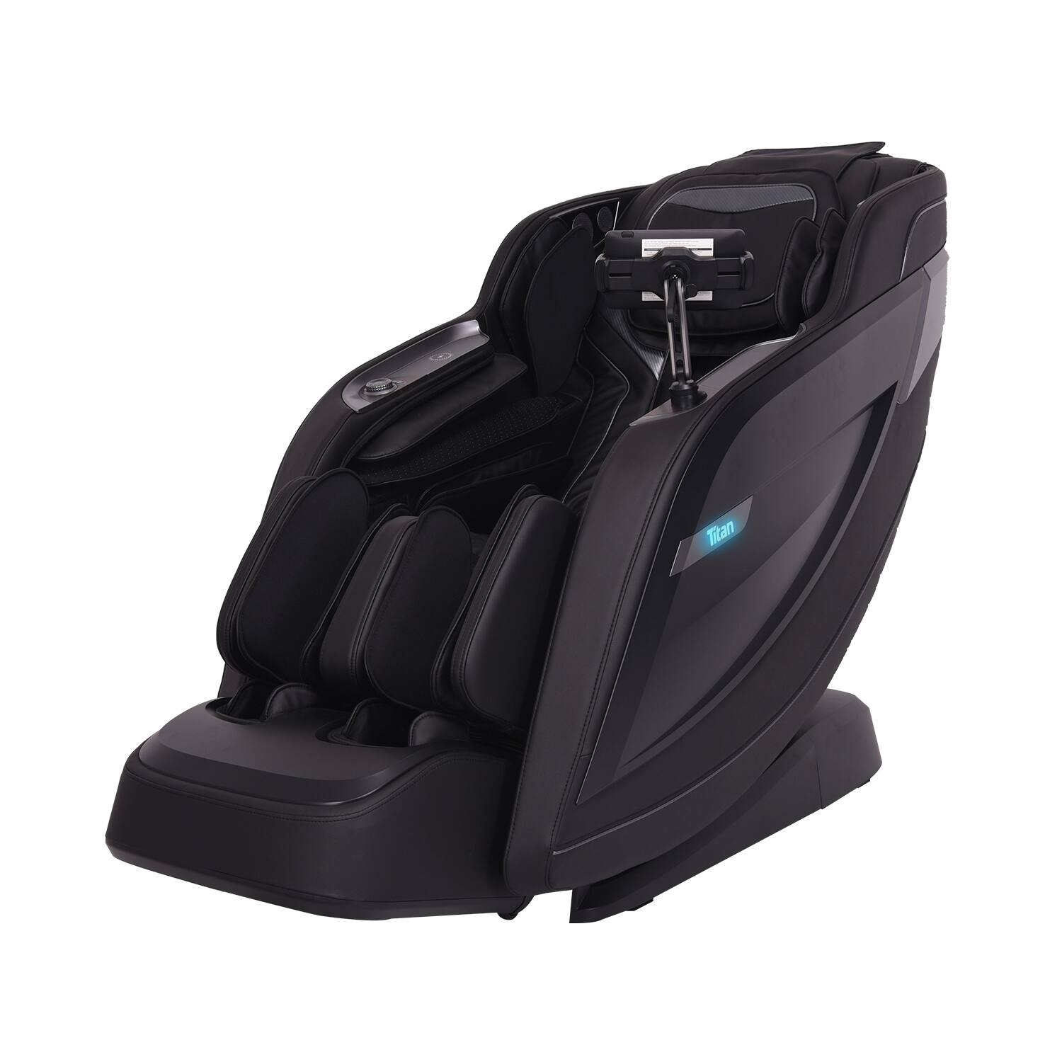 Osaki - Titan - 8500 Max 4D Zero Gravity Massage Chair with Dual Rail System - Black