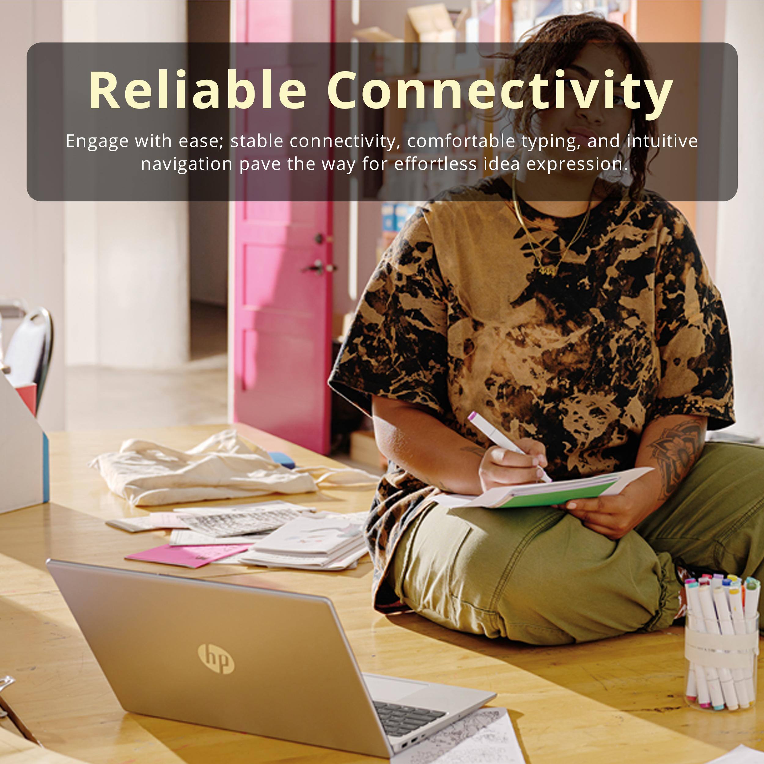 Reliable Connectivity

Engage with ease; stable connectivity, comfortable typing, and intuitive navigation pave the way for effortless idea expression.