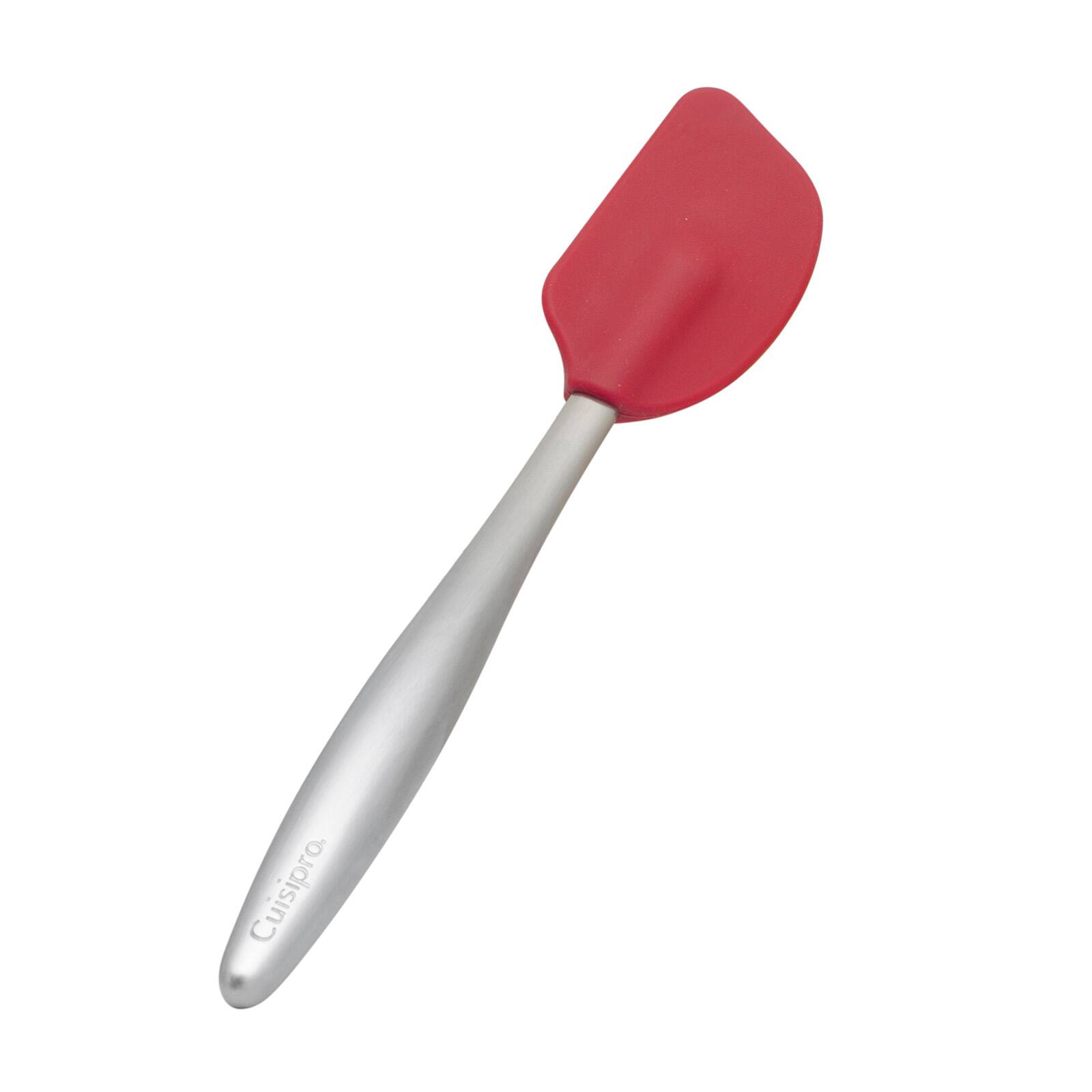 Alt View 1. Cuisipro - 8-Inch Silicone Piccolo Spatula, Red - Red.