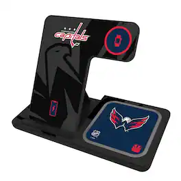 Keyscaper - Washington Capitals 3-In-1 Wireless Charger - Multicolor