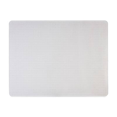 Front. Staples - Staples Carpet Chair Mat, 46" x 60'', Low-Pile, Clear (20234-CC) - Clear.