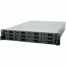 Front. Synology - Synology SA3400D SAN/NAS Storage System - Intel Xeon D-1541 Octa-core (8 Core) 2.10 GHz - 12 x HDD Supported - 12 x SSD - Black.
