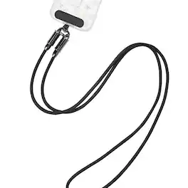 Mybat - Tether Crossbody Strap + USB-C Charging Cable(L=4.2 FT) - Black