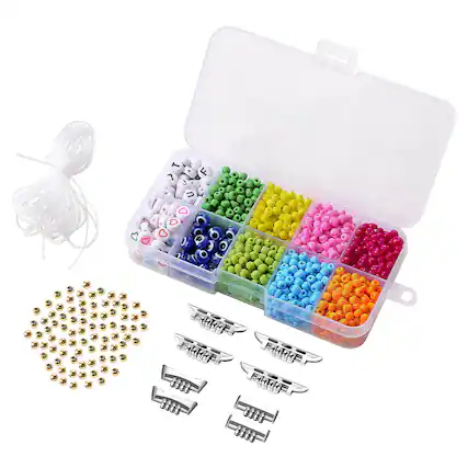 Front. Posh Tech - DIY Beaded Band Kit for Smartwatch - Multicolor.