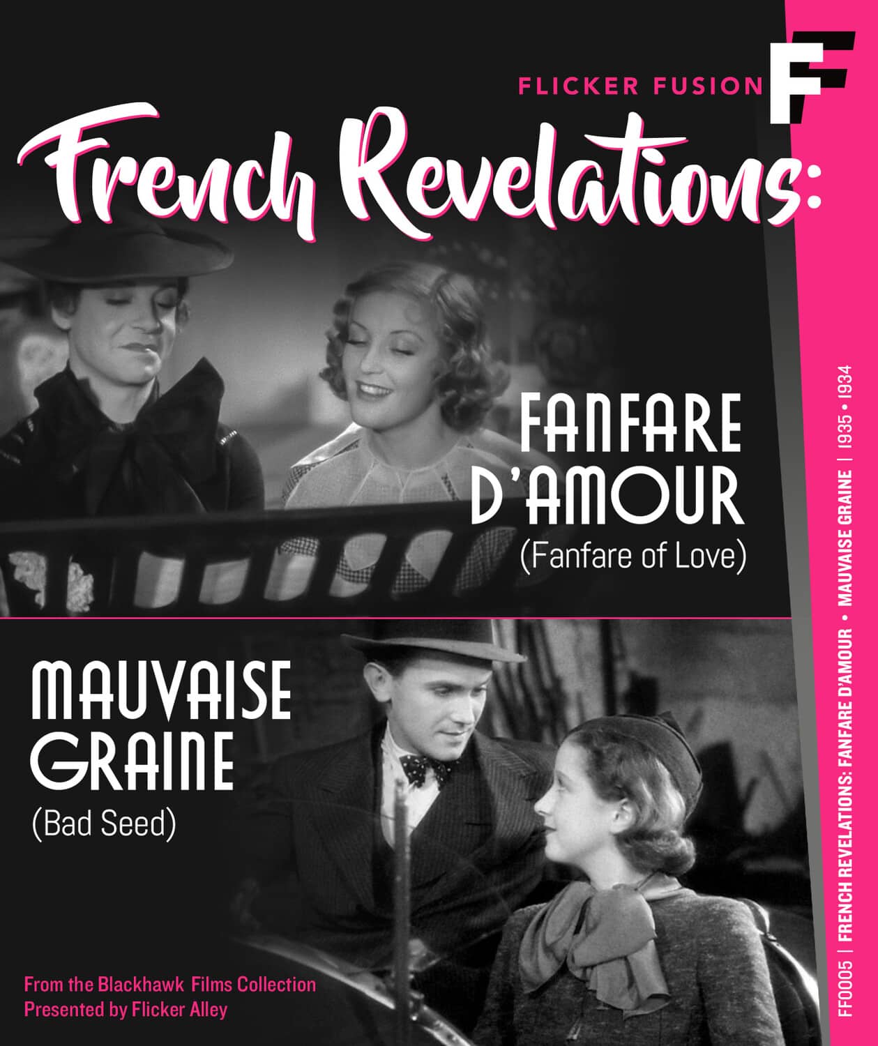 French Revelations: Fanfare D'Amour (Fanfare of Love) / Mauvaise Grain (Bad Seed)  - BLU-RAY