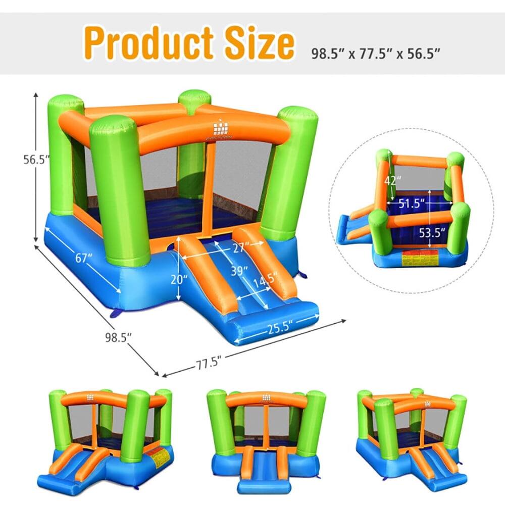 Product Size 98.5" X 77.5" X 56.5"  
- 56.5"  
- 42"  
- 51.5"  
- 67"  
- 20"  
- 27"  
- 39"  
- 14.5"  
- 53.5"  
- 98.5"  
- 77.5"  
- 25.5"
