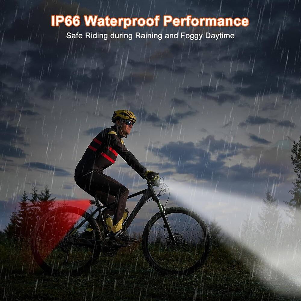 IP66 Waterproof Performance  
Safe Riding during Raining and Foggy Daytime