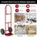 Versatile Hand Truck for Multiple Applications: House Moving, Yard Work, Delivery, Warehouse, Organization, Office, Basement, Supermarket.