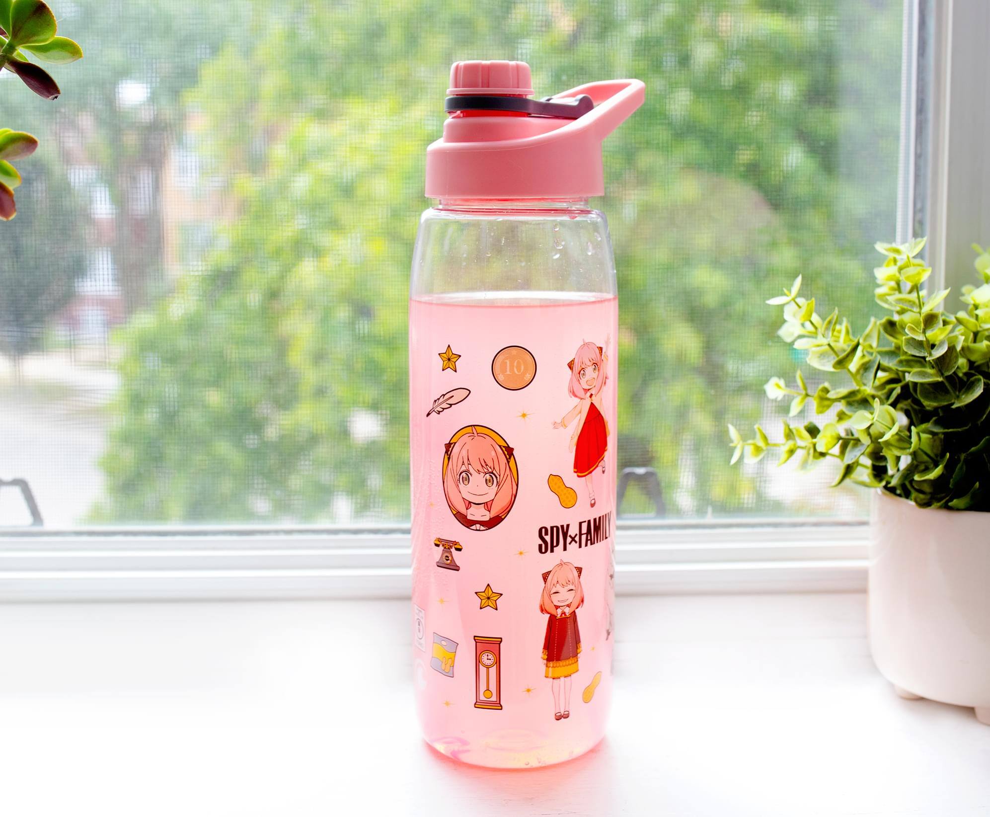Silver Buffalo Spy x Family Anya Icons Water Bottle With Screw Top