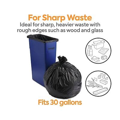 For Sharp Waste  
Ideal for sharp, heavier waste with rough edges such as wood and glass  
Fits 30 gallons