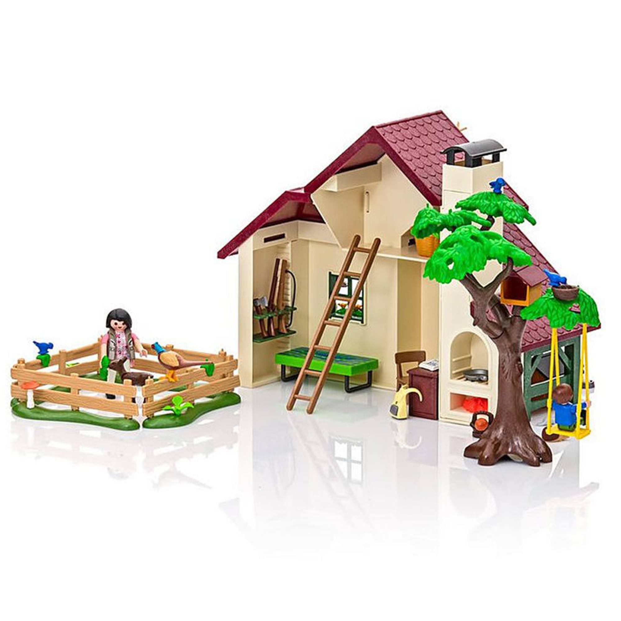 Alt View 1. Playmobil - Playmobil 6811 Country Forest Ranger House Building Set - Multi-Color.