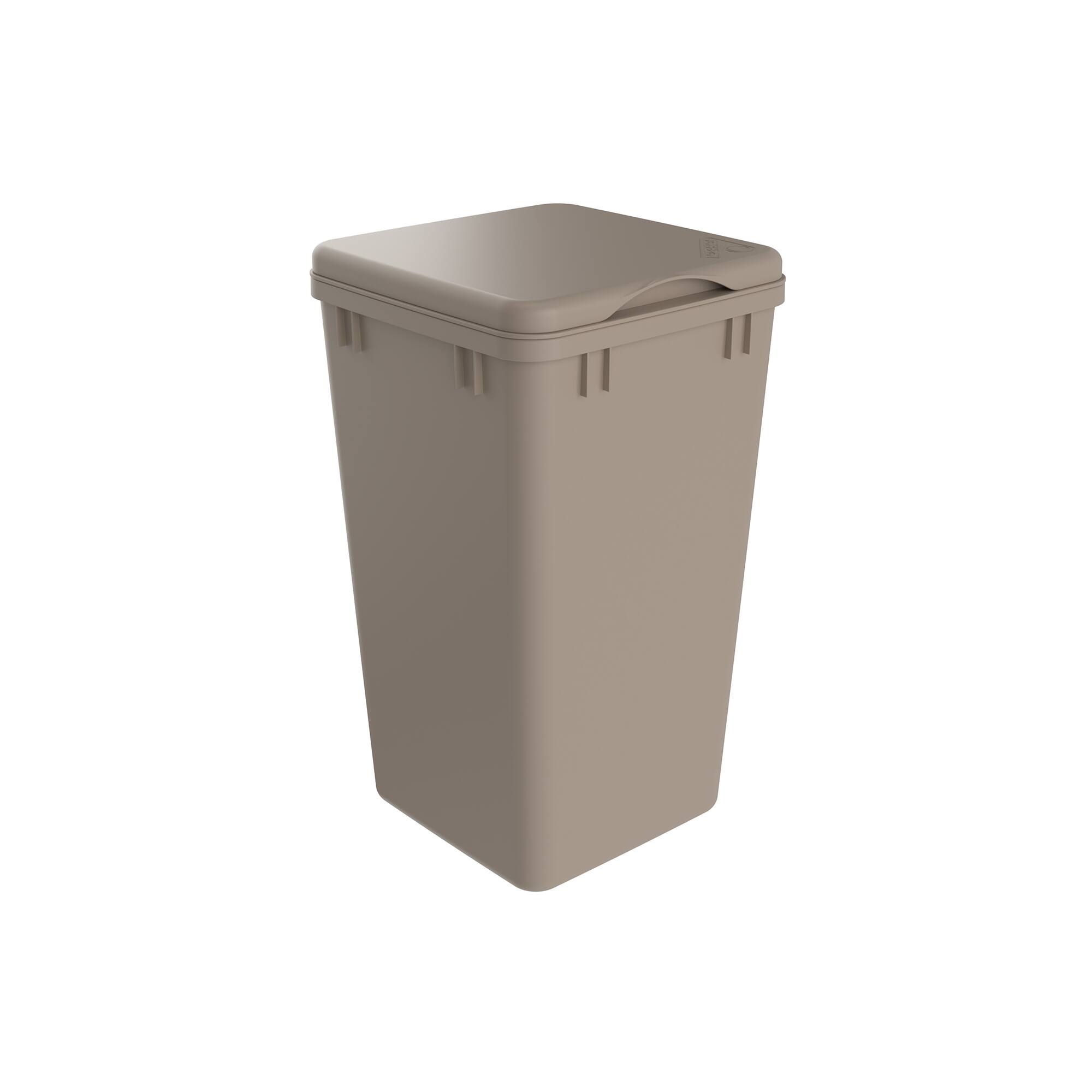Alt View 4. Rev-A-Shelf - Rev-A-Shelf 27 qt. Trash Can Replacement Lid, Champagne, RV-1024-LID-12-1 - Champagne.