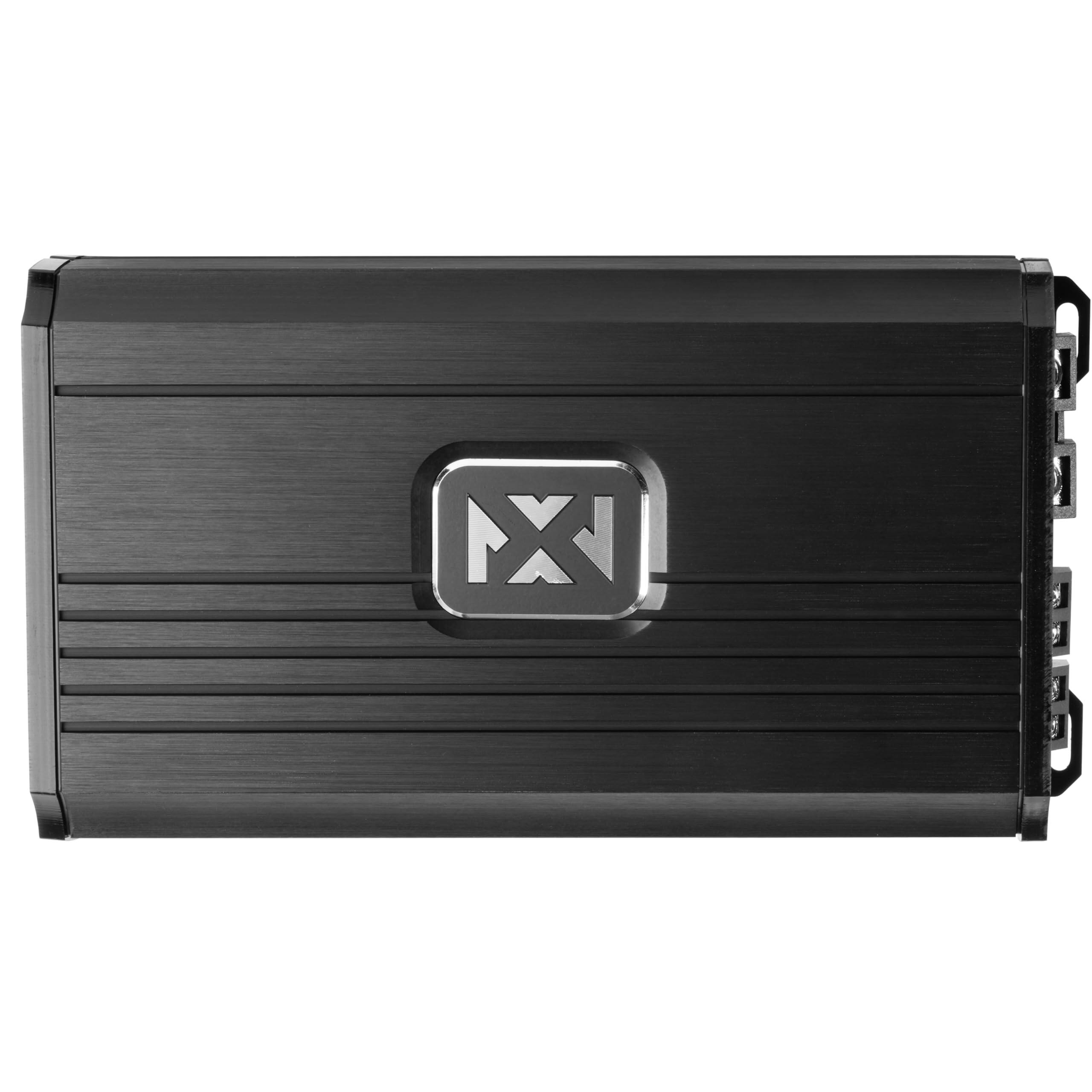 Left. NVX - NDA6004 1200W Peak (600W RMS) N-Series Class-D 4-Channel Amplifier.