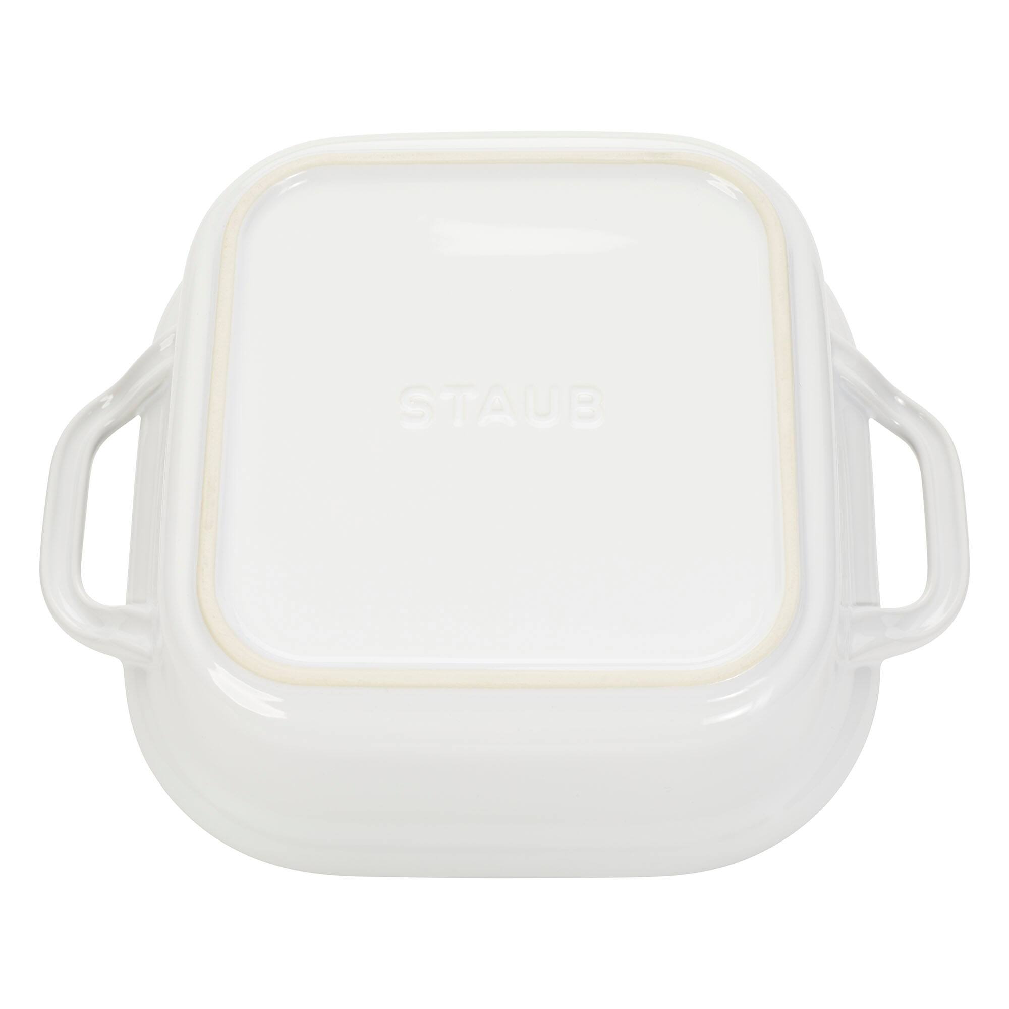 Alt View 9. Staub - Staub Ceramic Stoneware 5-pc Mixed Baking Dish Set – White - White.