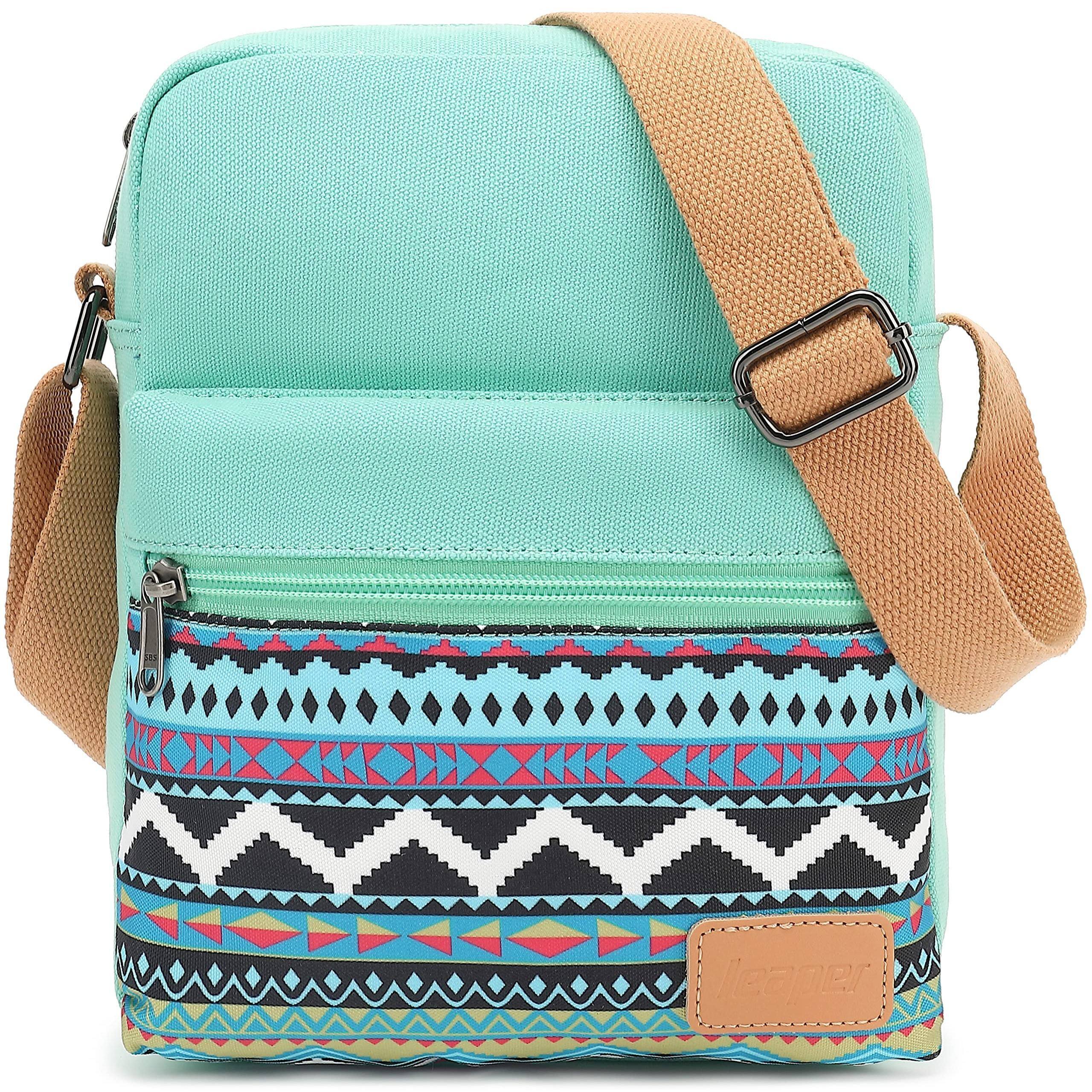 Live At Space - Crossbody Purses For 2 Cross Body Bag Women Messenger Canvas Purse Set TheMessenger Bag is great for women andon the - Teal-w