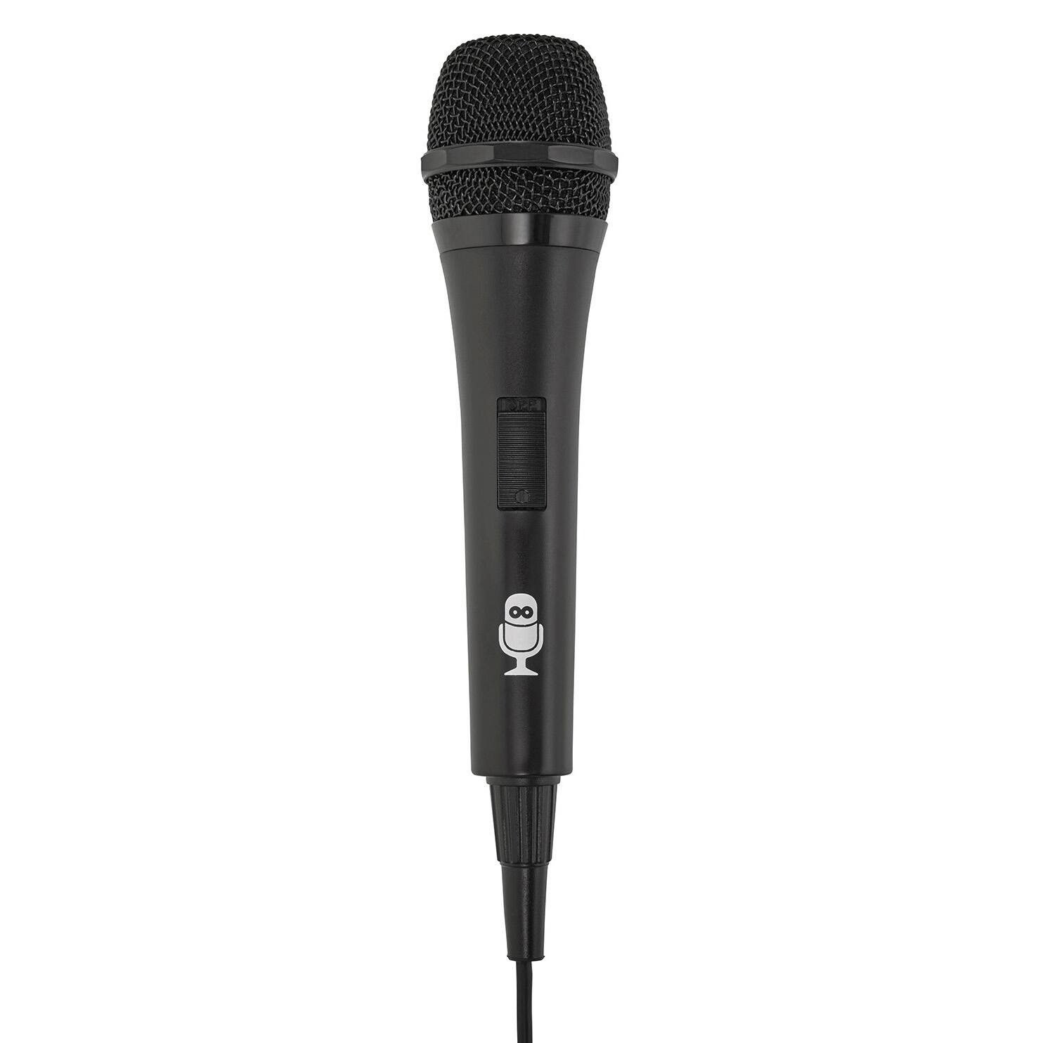 Alt View 1. Singing Machine - Unidirectional Dynamic Microphone - Black.