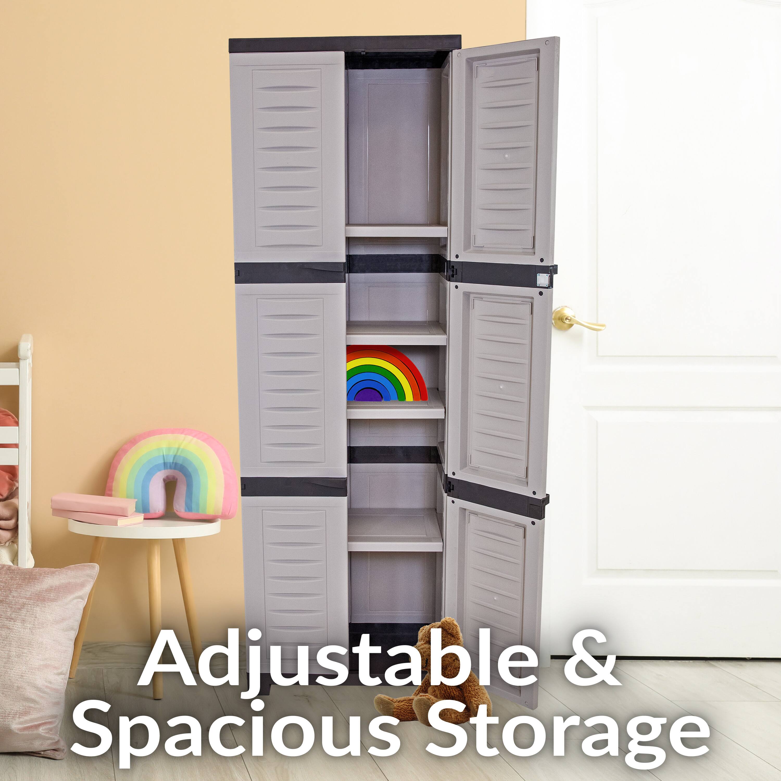 Adjustable & Spacious Storage