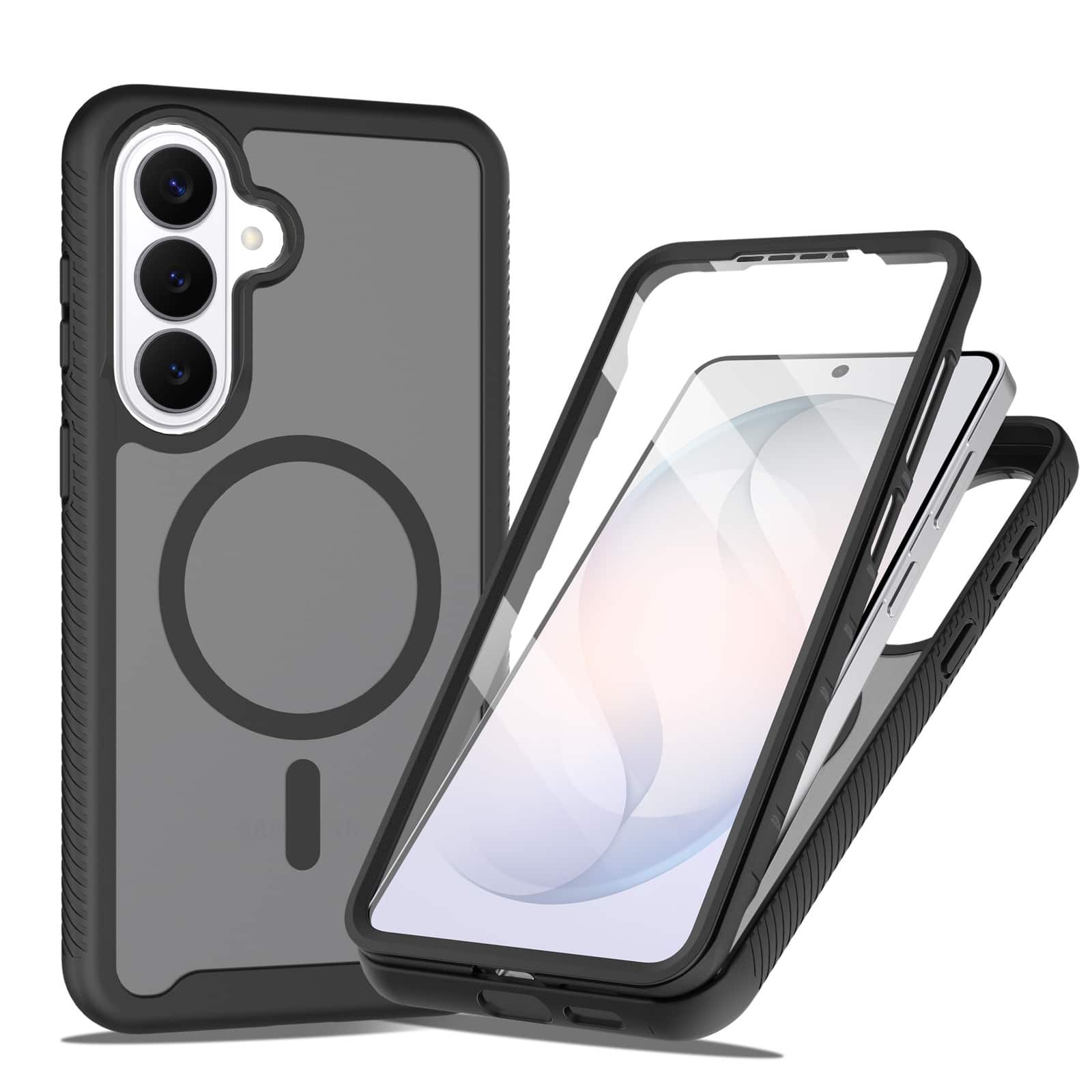 UUCOVER - For Samsung Galaxy S26+ Magnetic Phone Case with Screen Protector, Translucent Matte Back Cover Compatible with MagSafe - Black price history on PriceWatchPro