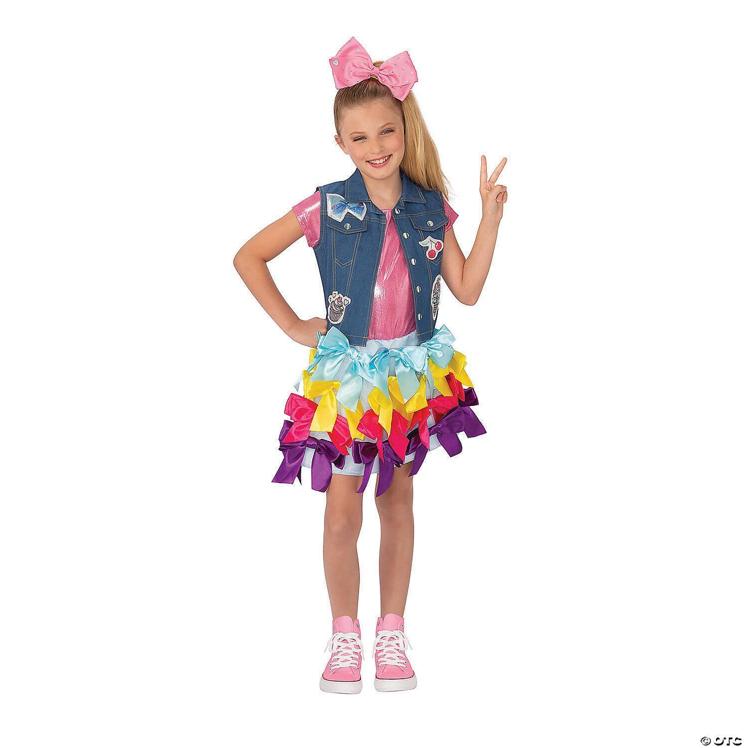Alt View 1. Rubies - Girls Jojo Siwa Child Halloween Costume Size Large 12-14 - Blue.