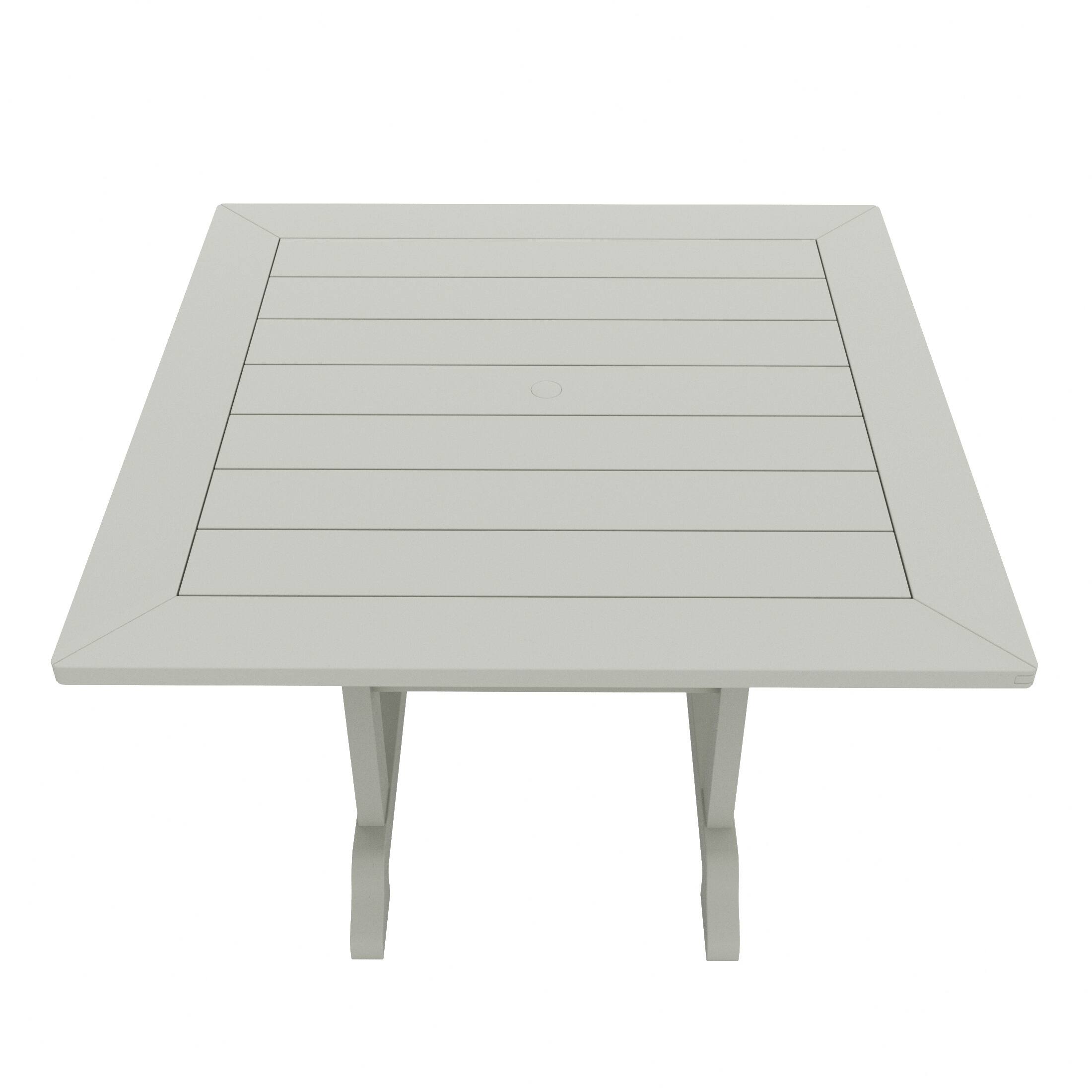 Alt View 1. WestinTrends - WestinTrends Malibu 43" Outdoor Patio Square Dining Table - Sand.