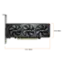 The text on the image reads "2 TH GIGABYTE GIGABYTE GIGABYTE." This text is repeated three times, indicating that the product is a Gigabyte branded graphics card with a capacity of 2 terabytes.
