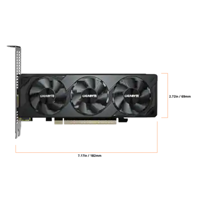 GIGABYTE GeForce RTX 5060 OC Low Profile 8G Graphics Card, 8GB 128 GIGABYTE GeForce RTX 5060 OC Low Profile 8G Graphics Card, 8GB 128