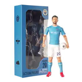 Banbo Toys - SOCKERS Manchester City F.C. Bernardo Silva 8" Collectible Soccer Action Figure
