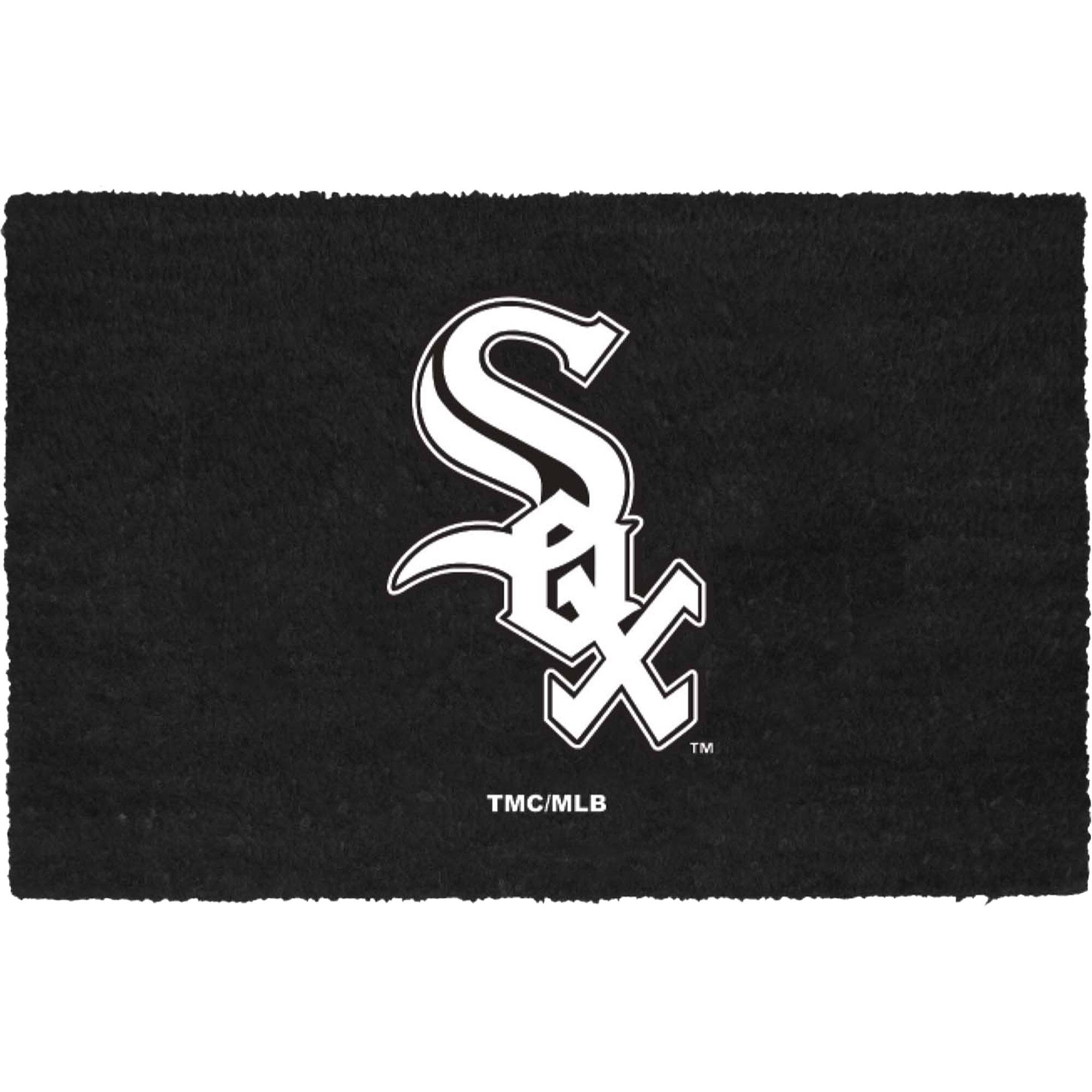 Front. The Memory Company - Chicago White Sox Team Colors Doormat - Multicolor.