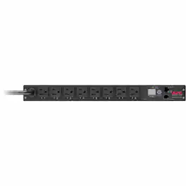 APC - NetShelter Switched Rack PDU, 1U, 1.4kW, 120V, 15A, 8 NEMA 5-15R outlet - Switched - NEMA 5-15P - 8 x NEMA 5-15R - Unknown