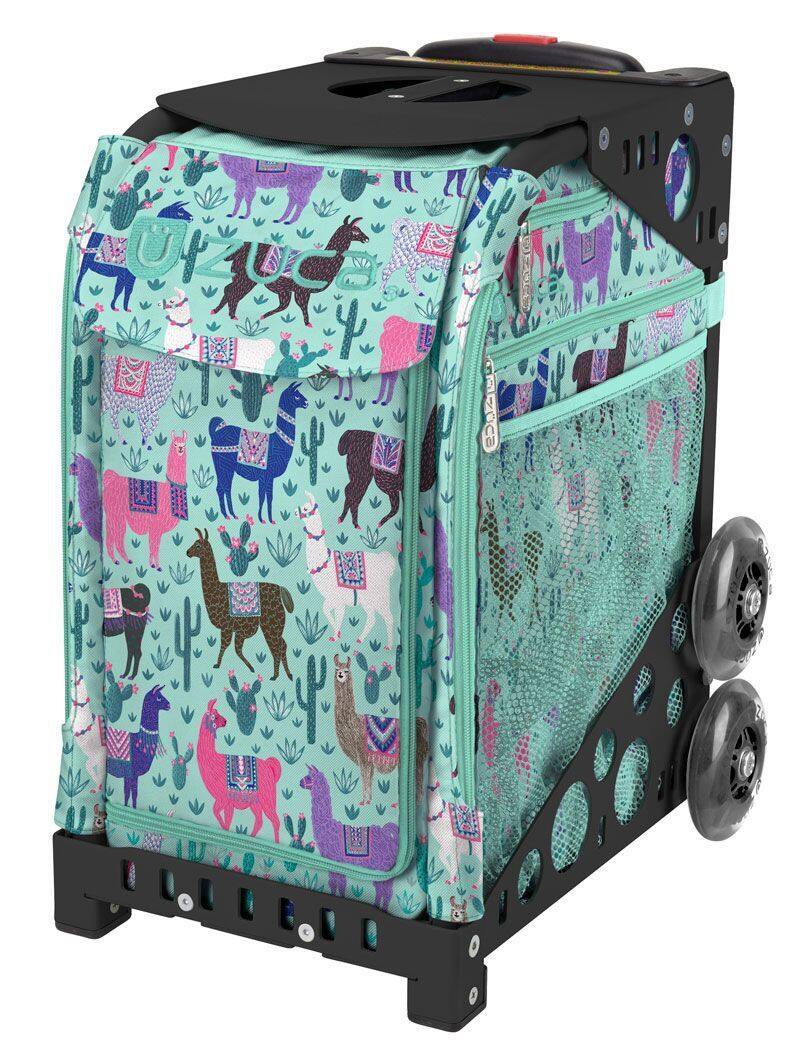 Angle. Zuca - Zuca Llama Rama Sport Insert Bag (Frames Sold Separately) #1733 - Turquoise.