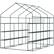 Alt View 8. Outsunny - 8' x 6' x 7' Walk-in Greenhouse with Mesh Door and Windows, 18 Shelf Green House with Trellis, Plant Labels.