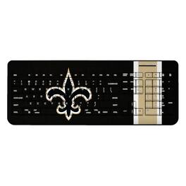Keyscaper - New Orleans Saints Stripe Wireless Keyboard - Multicolor