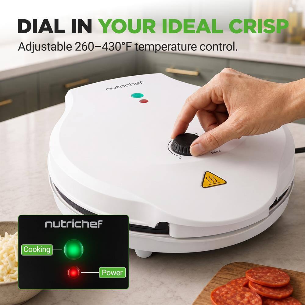 DIAL IN YOUR IDEAL CRISP  
Adjustable 260-430°F temperature control.  
nutrichef  
DARK  
nutrichef  
Cooking  
Power