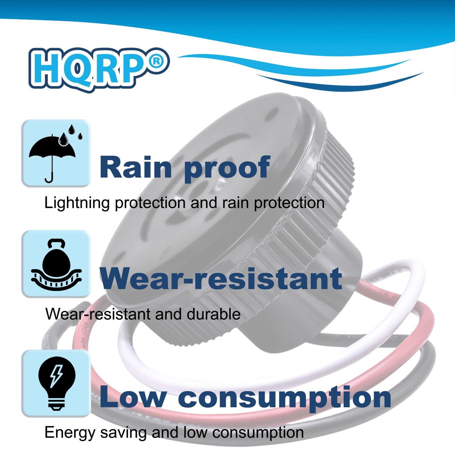 HQRP Rain proof Lightning protection and rain protection Wear-resistant Wear-resistant and durable 4 Low consumption Energy saving and low consumption