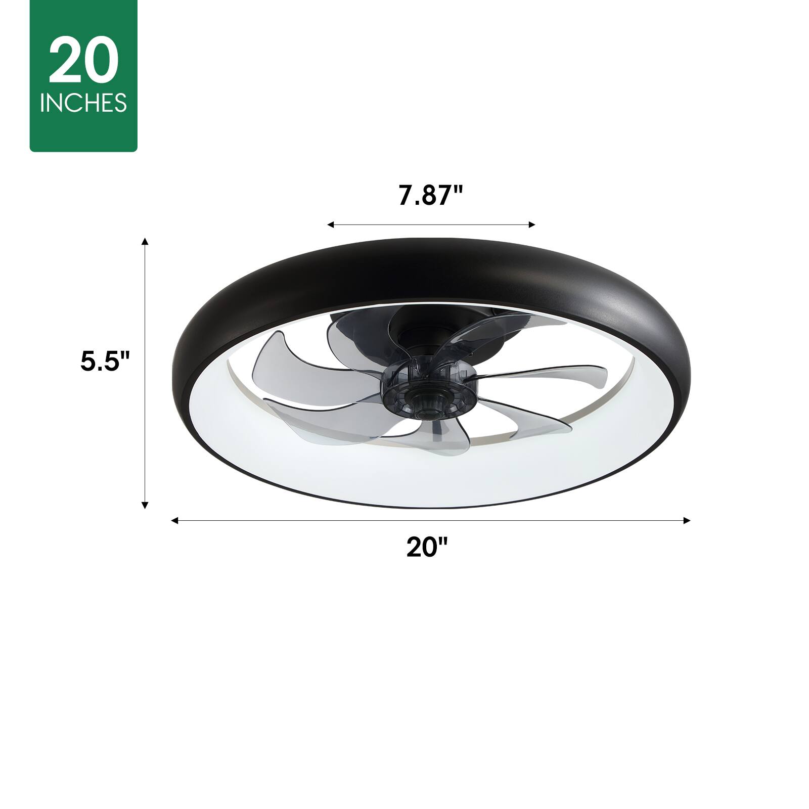 20 inches  
7.87"  
5.5"  
20"