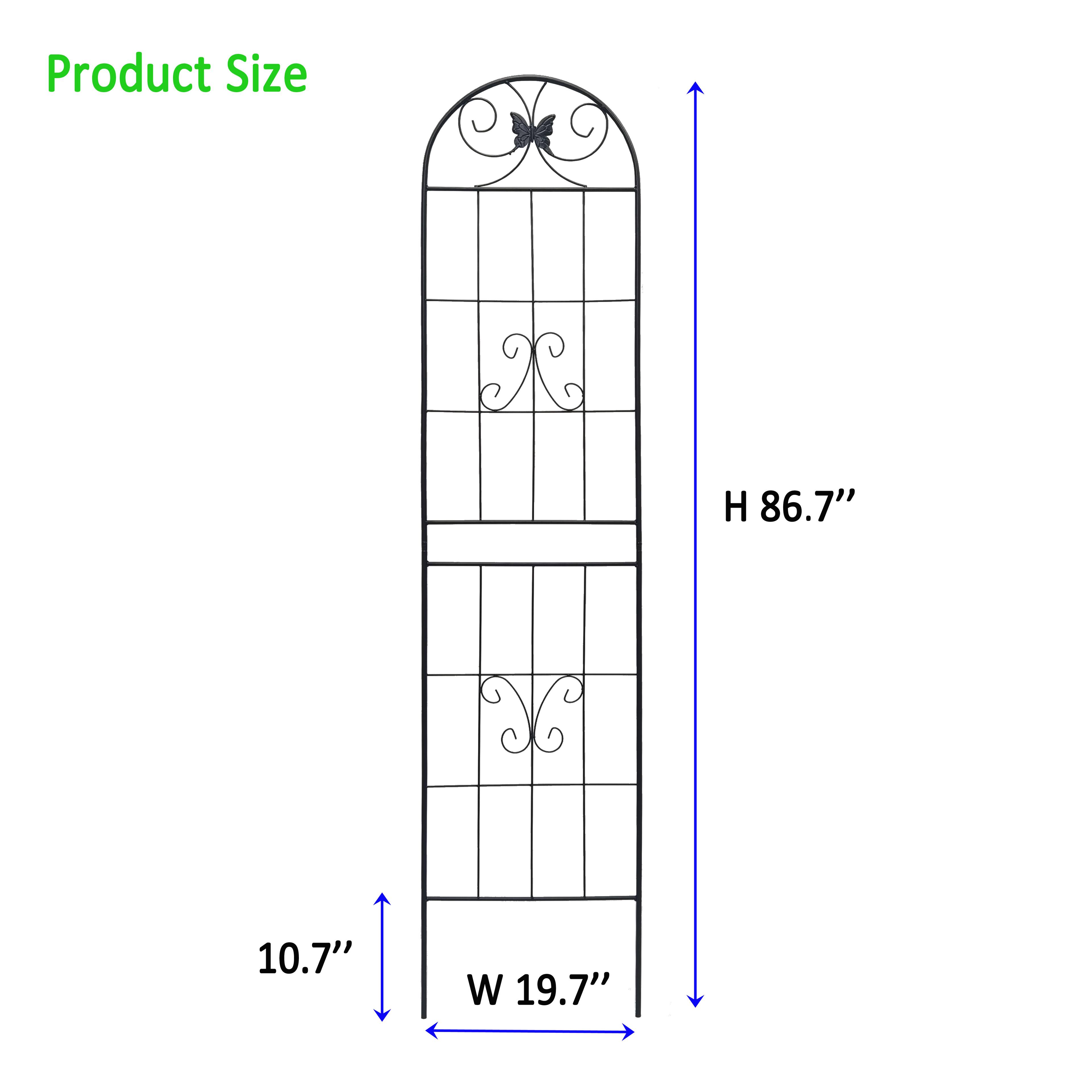 Product Size  
H 86.7"  
W 19.7"  
10.7"