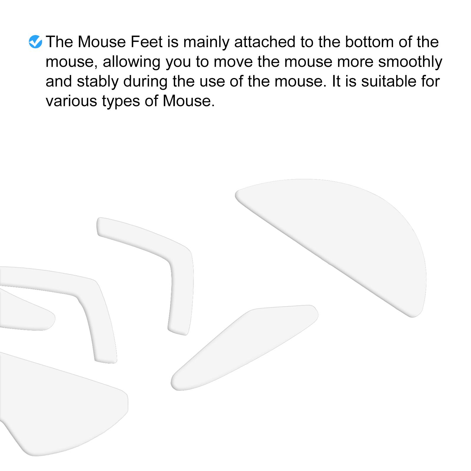 The Mouse Feet is mainly attached to the bottom of the mouse, allowing you to move the mouse more smoothly and stably during the use of the mouse. It is suitable for various types of Mouse.