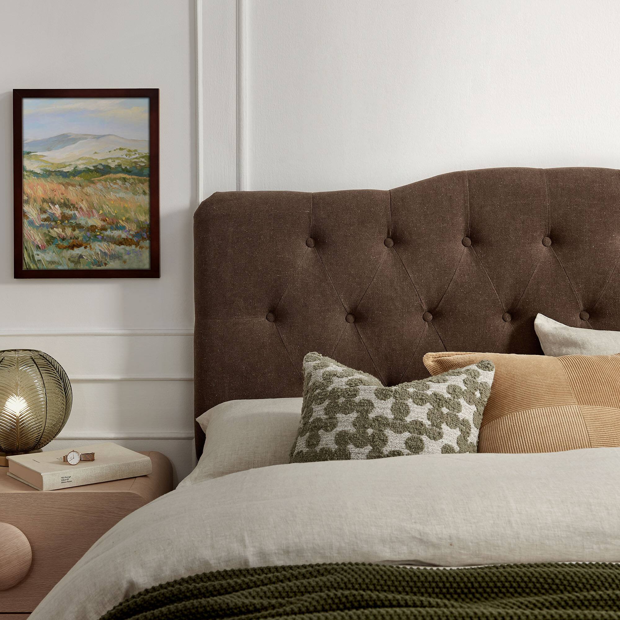 Alt View 1. Modway - Annabel Upholstered Headboard by Modway - Cocoa.