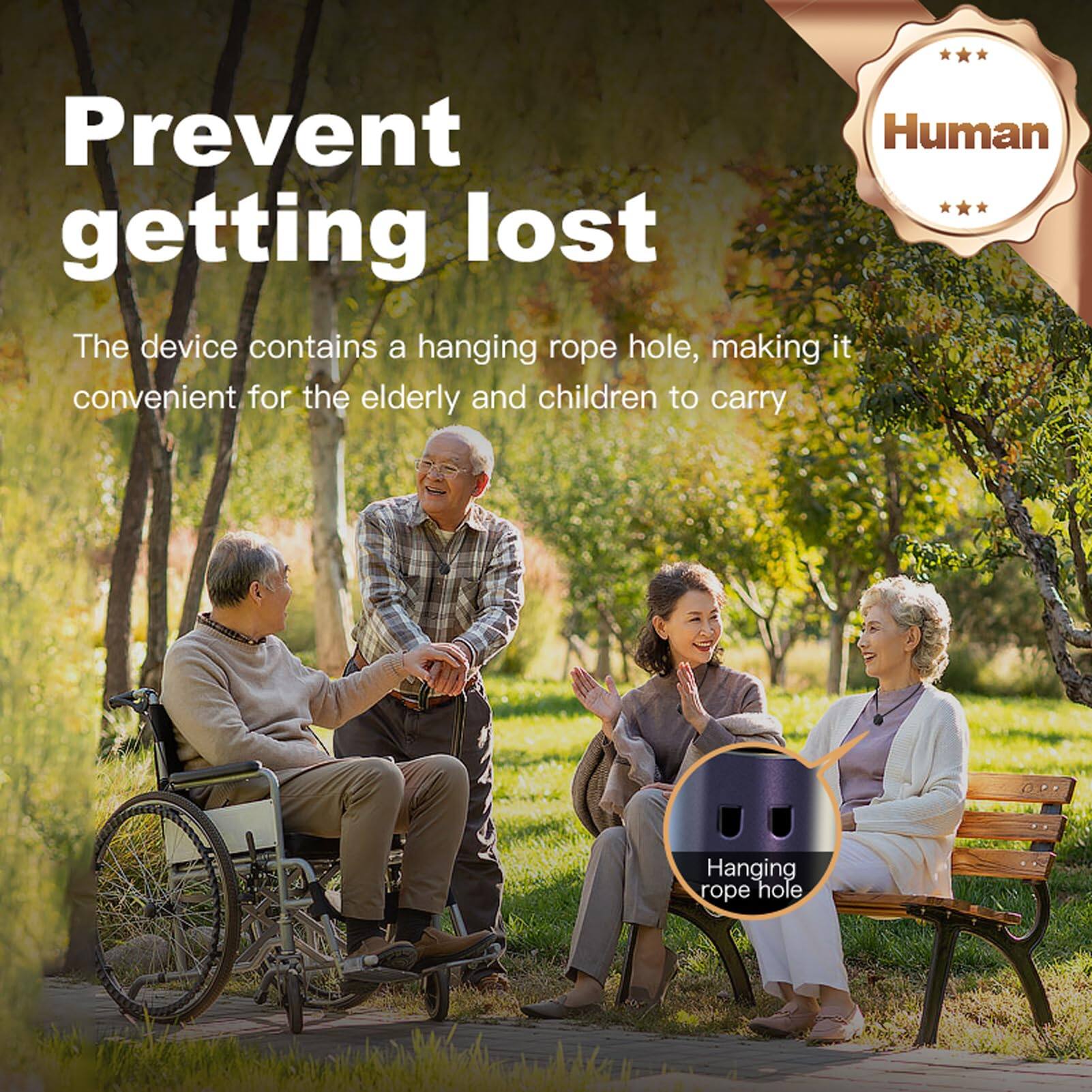 Prevent getting lost

The device contains a hanging rope hole, making it convenient for the elderly and children to carry.

Hanging rope hole